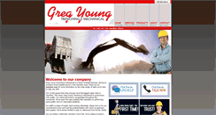 Desktop Screenshot of gregyoungtrenching.com